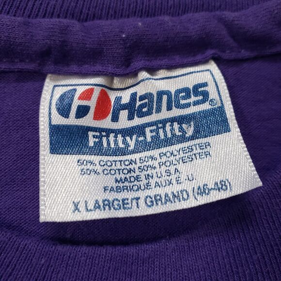 Vintage 90s NASA Move Team Sz XL Single Stitch USA Made Mens Purple T-Shirt - Picture 5 of 7